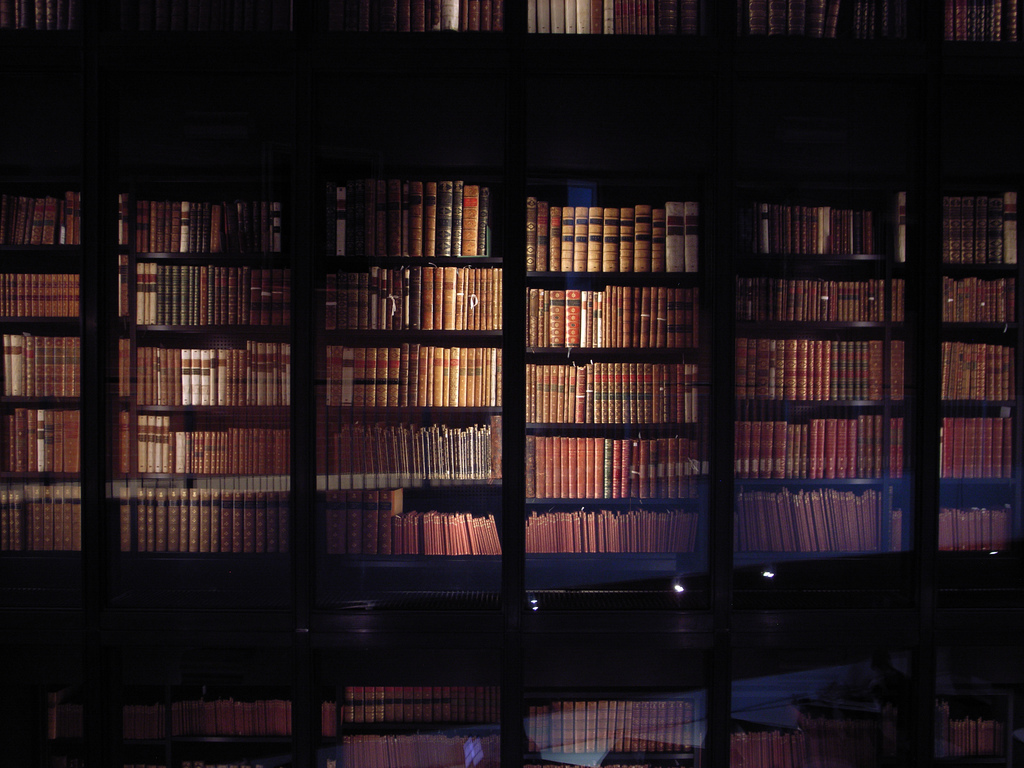 The British Library, photo by Steve Cadman via http://www.flickr.com/photos/stevecadman/486263551/